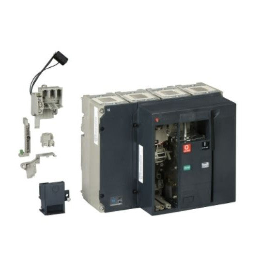 Schneider Electric SCHNEIDER circuit breaker basic frame, ComPact NS 800N, 50 kA at 415 VAC, 800 A, fixed, electrically operated, without trip unit, 4 P - 33284