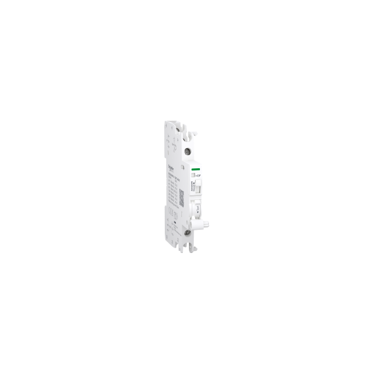 Schneider Electric Acti 9 Auxiliary contact, Acti9 A9A, iOF/SD+OF, 2 C/O, 100mA to 6A, 24VAC to 415VAC, 24VDC to 130VDC, top and bottom connection - A9A26909