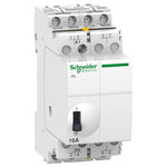 Schneider Electric Acti 9 impulse relay iTL - 4P - 4 NO - 16A - coil 110 VDC - 230...240 VAC 50/60Hz - A9C30814