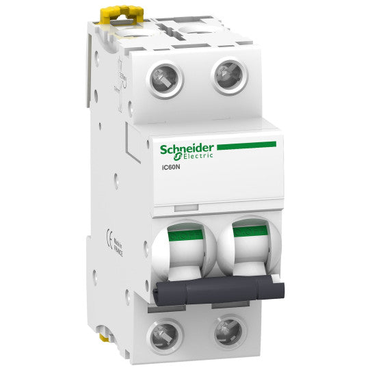 Schneider Electric Acti 9 A9F74204 - Acti9 circuit breaker, iC60N, 2P 4A C curve - Schneider Electric