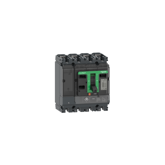 Schneider Electric ComPacT nouvelle génération circuit breaker ComPacT NSX100R, 200 kA at 415 VAC, TMD trip unit 40 A, 4 poles 4d - C10R4TM040