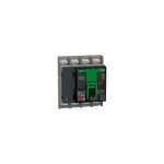 Schneider Electric SCHNEIDER Circuit breaker, ComPacT NS1250H, 70kA at 415VAC, 4P, fixed, manually operated, MicroLogic 5.0E control unit, 1250A - C125H45EFM