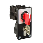 Schneider Electric SCHNEIDER cam start selector switch - 1-pole - 60 °- 12 A - front mounting - red handle - K1D032RZ2