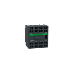 Schneider Electric TeSys Auxiliary contact block, TeSys D, 2NO + 2NC, front mounting, spring terminals - LADN223