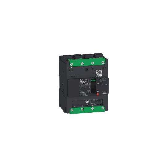 Schneider Electric Compact circuit breaker Compact NSXm 125A 4P 70kA at 380/415V(IEC) EverLink lug - LV426518