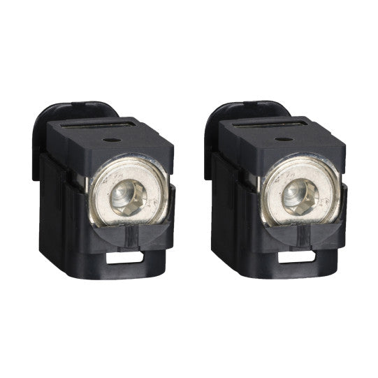 Schneider Electric SCHNEIDER aluminium bare cable connectors, ComPact NSX, EasyPact CVS, for 1 cable 25 mm² to 95 mm², 250 A, set of 2 parts - LV429255