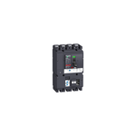 Schneider Electric Compact circuit breaker VigiComPact NSX100B, 25 kA at 415 VAC, TM-D trip unit 80 A, add-on Vigi MH module, 4P 4d - LV429961