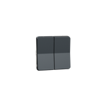 Schneider Electric Mureva Styl 2 Switch, Mureva Styl, mechanism, 1-pole 2-way, electromechanical, 10AX, IP55, grey - MUR35019