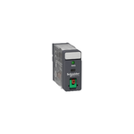 Schneider Electric SCHNEIDER Interface plug-in relay, 10 A, 1 CO, lockable test button, LED, 24 V AC - RXG12B7