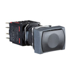 Schneider Electric SCHNEIDER black rectangular flush complete pushbutton Ø16 spring return 1NC unmarked - XB6DA22B