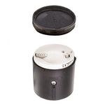 Schneider Electric SCHNEIDER Base unit + cover for modular tower lights, plastic, black, Ø70, AS-i connection, bottom entry, pre-cabled, M12 connector - XVBC21B