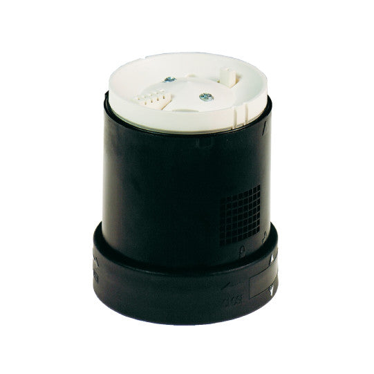 Schneider Electric SCHNEIDER Audible unit for modular tower lights, plastic, Ø70, buzzer, continuous or intermitten tone,70... 90 dB, 120...230 V AC - XVBC9M