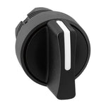 Schneider Electric SCHNEIDER black selector switch head Ø22 3-position spring return - ZB5AD8