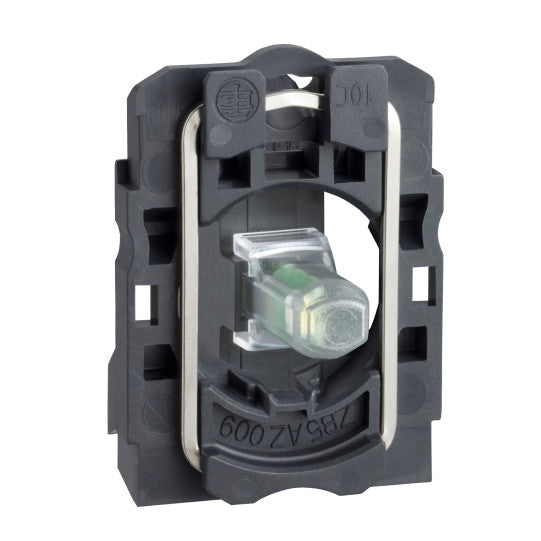 Schneider Electric SCHNEIDER blue light block with body/fixing collar integral LED 24V - ZB5AVB6