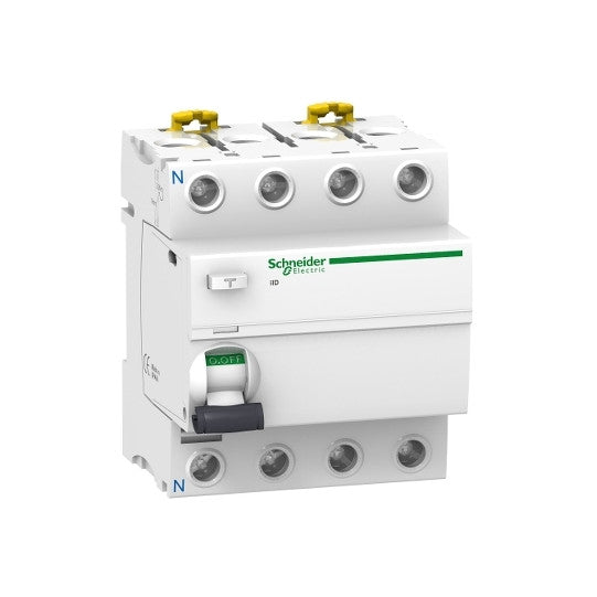 Schneider Electric Acti 9 Acti9 iID - RCCB - 4P - 40A - 500mA s - type AC - A9R17440