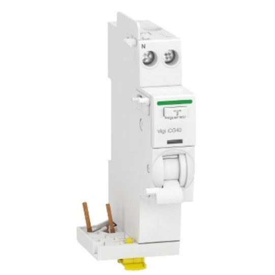Schneider Electric Acti9 Acti9 iTG40 module diff Vigi tête de groupe 1P+N 40A 300mA Sél A SI - A9Y76640