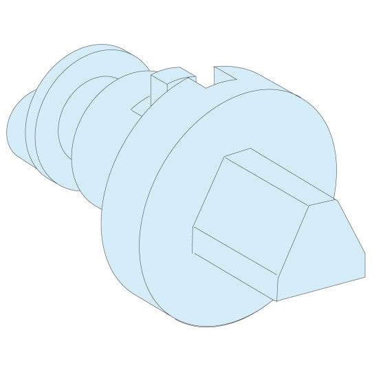 Schneider Electric Prisma 6.5MM MALE TRIANGLE INSERT - 08947