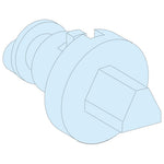 Schneider Electric Prisma 6.5MM MALE TRIANGLE INSERT - 08947