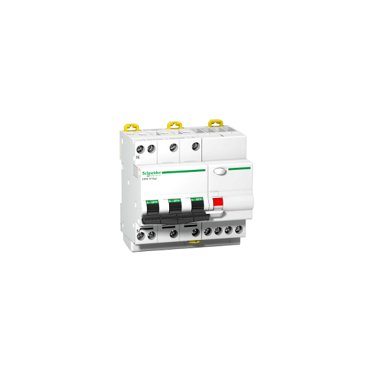 Schneider Electric Acti 9 Acti9 DPN N Vigi - RCBO - 3P+N - 16A - C Curve - 6000A - 30mA - type A - A9D32716