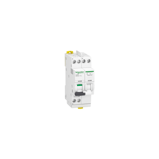 Schneider Electric Acti9 Acti9 iDD40T TG - RCBO - 1P+N - 32 A - C Curve - 4500A/6kA - 30mA - type A-SI - A9DX2632