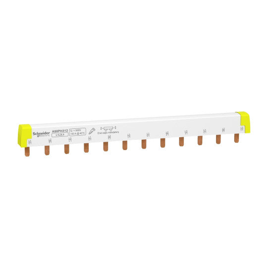 Schneider Electric Acti 9 Acti9 - comb busbar - 3L - 18 mm pitch - 12 modules - 100A - A9XPH312