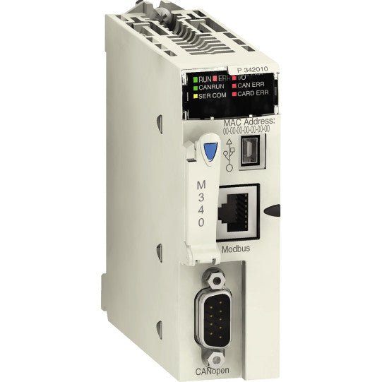 Schneider Electric SCHNEIDER processor module M340 - max 1024 discrete + 256 analog I/O - BMXP3420102