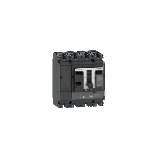 Schneider Electric ComPacT nouvelle génération circuit breaker ComPacT NSX80 DC PV, 80 A, 1000 V, TM-D trip unit, 4 poles - C10F4TM080D1
