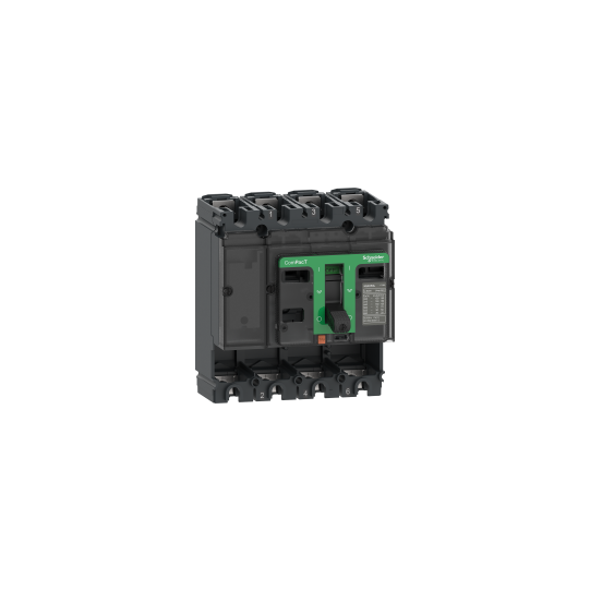Schneider Electric ComPacT nouvelle génération circuit breaker basic frame, ComPacT NSX100L, 150 kA at 415 VAC 50/60 Hz, 100 A, without trip unit, 4 poles - C10L4