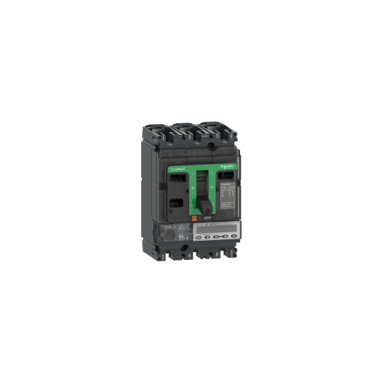 Schneider Electric ComPacT nouvelle génération circuit breaker ComPacT NSX250HB2, 100 kA at 690 VAC, MicroLogic 6.2 E trip unit 100 A, 3 poles 3d - C25W36E100