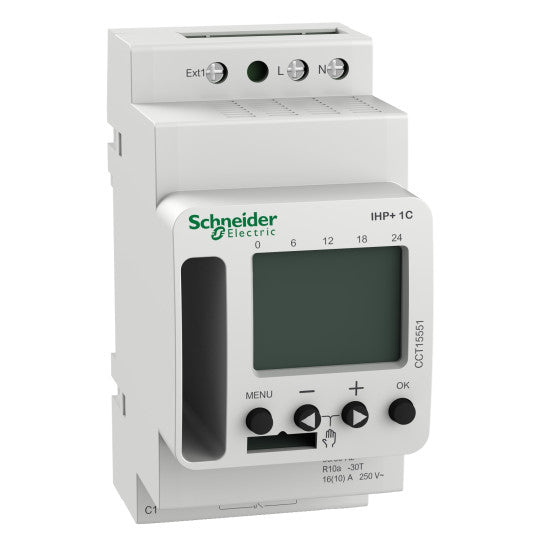 Schneider Electric SCHNEIDER Acti9 IHP+ 1C (24h/7d) SMARTw programmable time switch - CCT15551