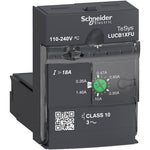Schneider Electric TeSys Advanced control unit, TeSys U, 0.35-1.4A, 3P motors, protection & diagnostic, class 10, coil 110-240V AC/DC - LUCB1XFU