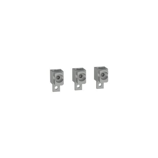 Schneider Electric Compact aluminium bare cable connectors, ComPact NSX, for 1 cable 120 mm² to 240 mm², 250 A, set of 3 parts - LV429244