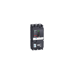 Schneider Electric Compact circuit breaker VigiComPact NSX100B, 25 kA at 415 VAC, TM-D trip unit 100 A, add-on Vigi MH module, 3P 3d - LV429660