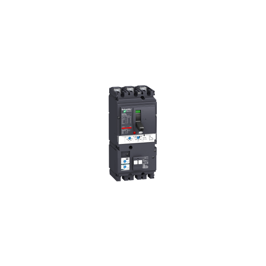 Schneider Electric Compact circuit breaker VigiComPact NSX250B, 25 kA at 415 VAC, TM-D trip unit 250 A, add-on Vigi MH module, 3P 3d - LV431900