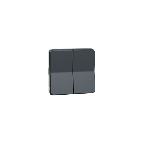 Schneider Electric Mureva Styl 2 Switch, Mureva Styl, mechanism, 1-pole 2-way, electromechanical, 10AX, IP55, grey - MUR35019