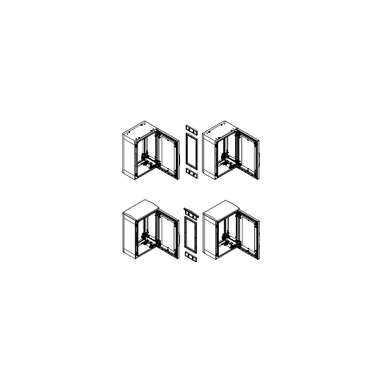 Schneider Electric SCHNEIDER 7035 Marco union horiz.PLA 15x6 - NSYMUPLA156G