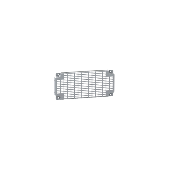 Schneider Electric PanelSeT "Perforated mounting plate, PanelSeT SFN, PanelSeT SF, SM, for electrical enclosureW800mm, galvanized steel, H225mm" - NSYSTMP2280