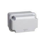 Schneider Electric Thalassa ABS box IP66 IK07 RAL7035 Int.H105W105D125 Ext.H116W116D133 Opaque cover H80 - NSYTBS111113H