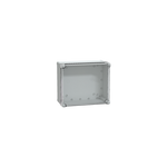 Schneider Electric PanelSeT ABS box IP66 IK07 RAL7035 Int.H325W275D160 Ext.H341W291D168 Transp.cover H60 - NSYTBS342916HT