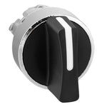 Schneider Electric SCHNEIDER black selector switch head Ø22 3-position spring return - ZB4BD8