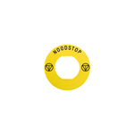 Schneider Electric SCHNEIDER Marked legend, Harmony XB4, Harmony XB5, Ø 60 for emergency stop, NOODSTOP/logo ISO13850 - ZBY9530M