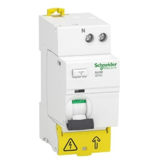 Schneider Electric Acti9 Acti9 iIG40 interrupteur diff tête de groupe 1P+N 40A 30mA type AC - A9R63640