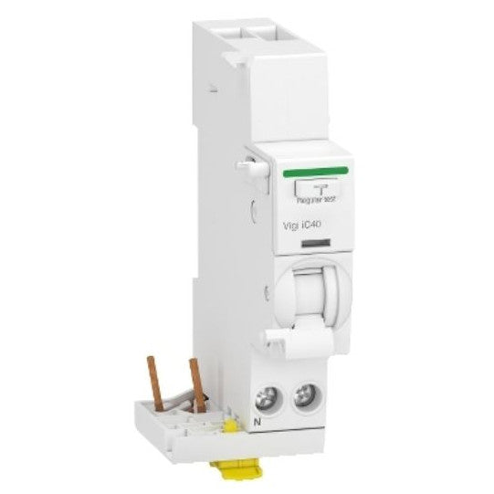 Schneider Electric Acti9 Acti9 iDT40 module diff Vigi départ iDT40 1P+N 25A 300mA type AC - A9Y83625
