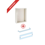 Schneider Electric SCHNEIDER 6-module enclosure equipped with rails and faceplates