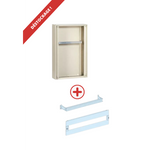 Schneider Electric SCHNEIDER 15-module enclosure equipped with rails and faceplates