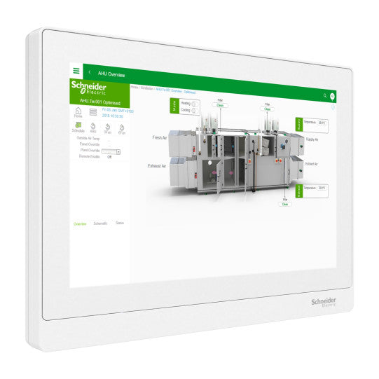Schneider Electric SCHNEIDER Advanced display, SpaceLogic HMI, v3, for AS/AS-B/AS-P, high-resolution display 10,1", IP54, 24 VCA, CC - SXWADBUND10013
