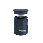 Schneider Electric SCHNEIDER Base unit with top cover for modular tower lights, black, Ø60, 24 V AC/DC - XVUC21B